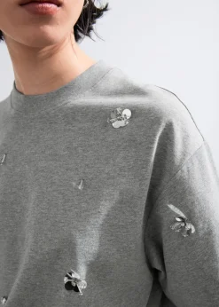 & Other Stories Tops | Floral-Appliqué T-Shirt