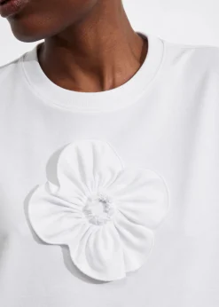 & Other Stories Tops | Floral-Appliqué T-Shirt