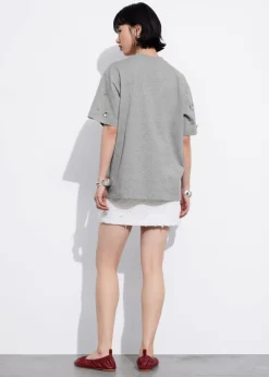 & Other Stories Tops | Floral-Appliqué T-Shirt