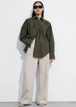 & Other Stories Blouses & Shirts | Floral-Embroidery Shirt