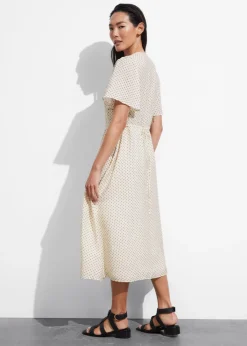 & Other Stories Dresses | Flutter-Sleeve Midi Dress