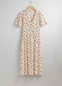 & Other Stories Dresses | Flutter-Sleeve Midi Dress