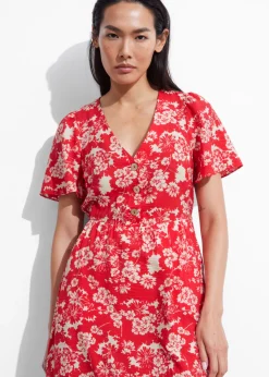 & Other Stories Dresses | Flutter-Sleeve Midi Dress