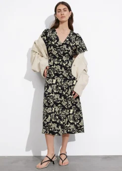 & Other Stories Dresses | Flutter-Sleeve Midi Dress