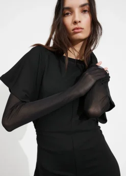 & Other Stories Dresses | Flutter-Sleeve Midi Dress