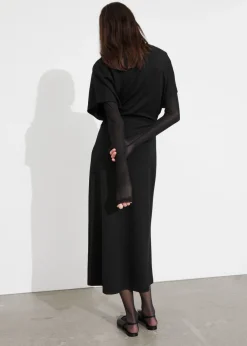 & Other Stories Dresses | Flutter-Sleeve Midi Dress