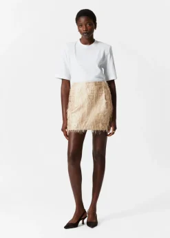 & Other Stories Sets & Suits | Skirts | Frayed Mini Skirt Beige