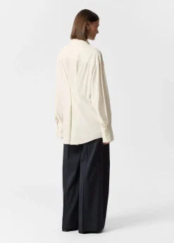 & Other Stories Blouses & Shirts | Frayed Patch-Pocket Shirt White