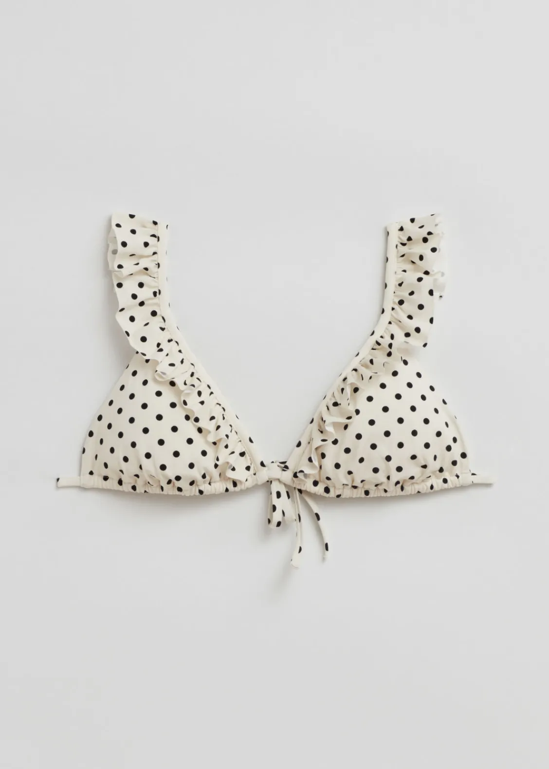 & Other Stories Swimwear | Frilled Triangle Bikini Top