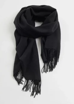 & Other Stories Scarves | Fringed Wool Blanket Scarf