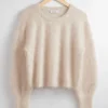 & Other Stories Sweaters & Knits | Fuzzy Knit Sweater Beige