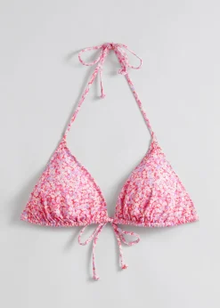 & Other Stories Swimwear | Halterneck Triangle Bikini Top
