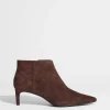 & Other Stories Boots | Heeled Ankle Boots Brown Suede