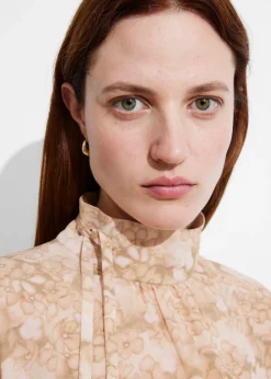 & Other Stories Blouses & Shirts | High-Collar Silk Blouse