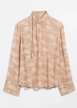 & Other Stories Blouses & Shirts | High-Collar Silk Blouse