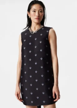 & Other Stories Dresses | Jacquard Mini Dress Black
