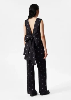 & Other Stories Dresses | Jacquard Mini Dress Black