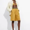 & Other Stories Shorts | Knee-Length Shorts Yellow
