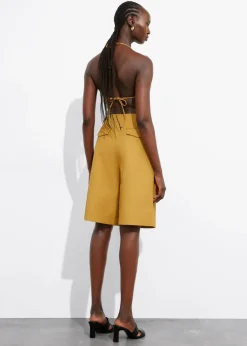 & Other Stories Shorts | Knee-Length Shorts Yellow