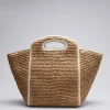 & Other Stories Totes | Swimwear | Large Straw Tote Beige
