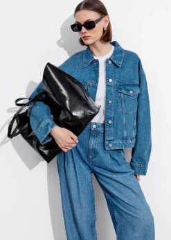 & Other Stories Totes | Large Tote Bag Black