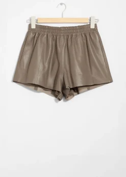 & Other Stories Shorts | Leather Shorts Mole