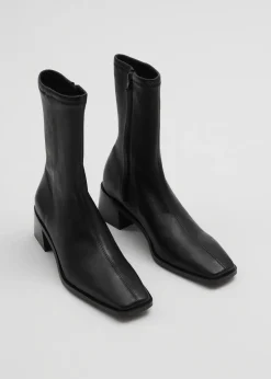 & Other Stories Boots | Leather Sock Boots