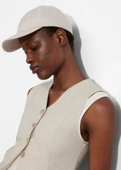 & Other Stories Hats | Linen Baseball Cap Wheat