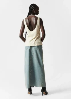 & Other Stories Tops | Linen-Blend Tank Top Beige