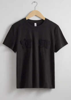 & Other Stories Tops | Linen-Blend T-Shirt