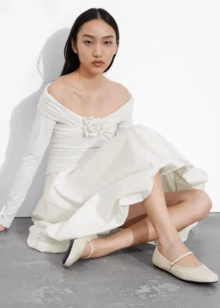 & Other Stories Loafers & Flats | Mary Jane Leather Ballerina Flats