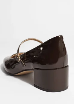 & Other Stories Heels | Mary-Jane Leather Pumps
