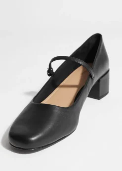 & Other Stories Heels | Mary-Jane Leather Pumps
