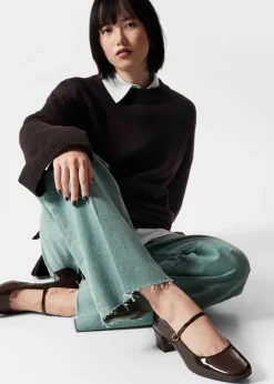 & Other Stories Heels | Mary-Jane Leather Pumps