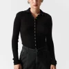 & Other Stories Sweaters & Knits | Merino-Blend Ladybug Cardigan Black