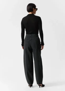 & Other Stories Sweaters & Knits | Merino-Blend Ladybug Cardigan Black