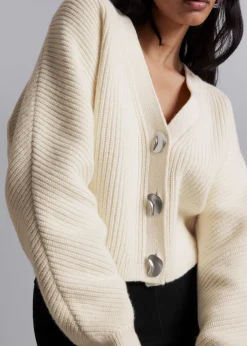 & Other Stories Sweaters & Knits | Metal Button Knit Cardigan