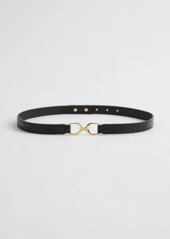& Other Stories Belts | Mid-Waist Leather Belt