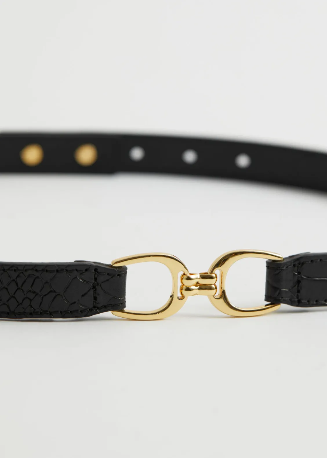 & Other Stories Belts | Mid-Waist Leather Belt