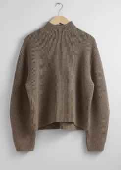 & Other Stories Sweaters & Knits | Mock Neck Merino Sweater
