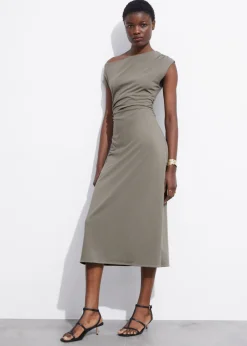 & Other Stories Dresses | One-Shoulder Midi Dress