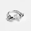 & Other Stories Rings | Organic-Shape Ring Silver