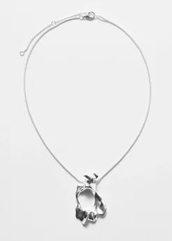 & Other Stories Necklaces | Organic-Shaped Necklace Silver