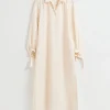 & Other Stories Dresses | Oversized Airy Shirt Dress Ivory