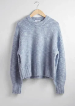 & Other Stories Sweaters & Knits | Oversized Knit Sweater Light Blue