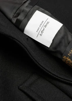 & Other Stories Outerwear | Oversized Peacoat Black