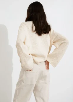 & Other Stories Sweaters & Knits | Oversized Textured Sweater Cream