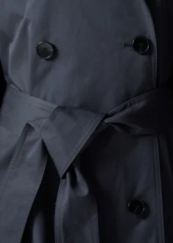 & Other Stories Outerwear | Oversized Trenchcoat Cape Navy