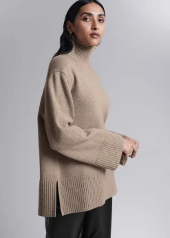 & Other Stories Sweaters & Knits | Oversized Turtleneck Merino Sweater