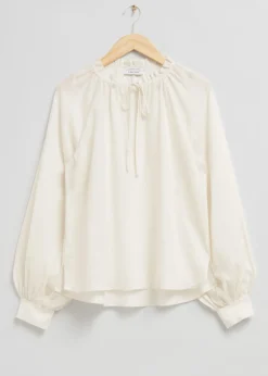& Other Stories Blouses & Shirts | Oversized Voluminous Sleeve Blouse